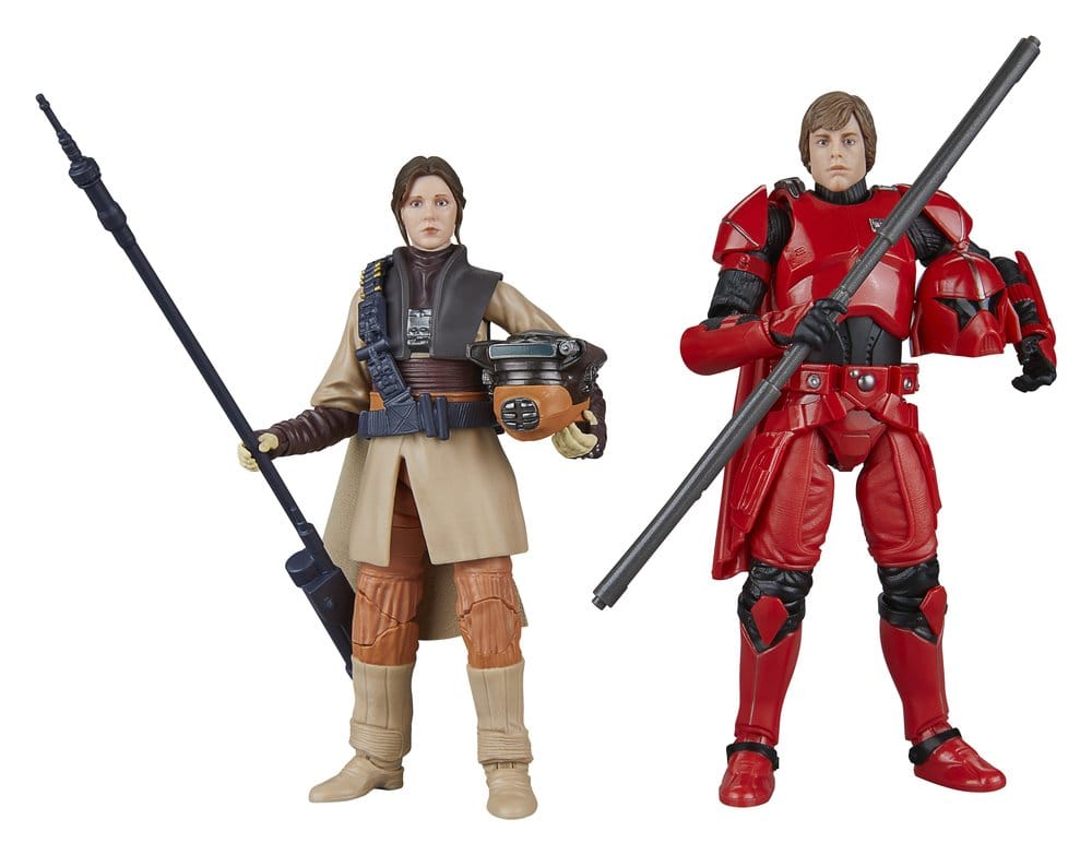 Star Wars: Shadows of the Empire Black Series Action Figures Luke Skywalker (Imperial Guard) & Princess Leia Organa (Boushh) 15 cm