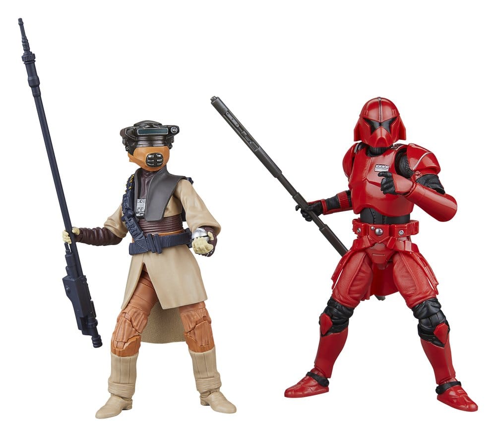 Star Wars: Shadows of the Empire Black Series Action Figures Luke Skywalker (Imperial Guard) & Princess Leia Organa (Boushh) 15 cm