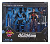 G.I. Joe Classified Series Action Figure 2-Pack Snake Eyes & Kim "Jinx" Arashikage 15 cm