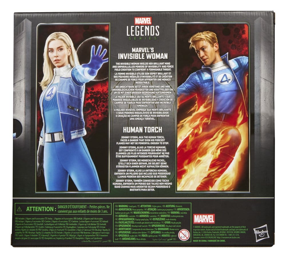 Avengers: Doomsday Marvel Legends Action Figure 2-Pack Marvel's Invisible Woman & Human Torch 15 cm