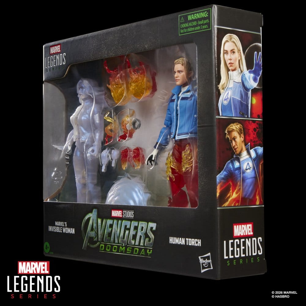 Avengers: Doomsday Marvel Legends Action Figure 2-Pack Marvel's Invisible Woman & Human Torch 15 cm