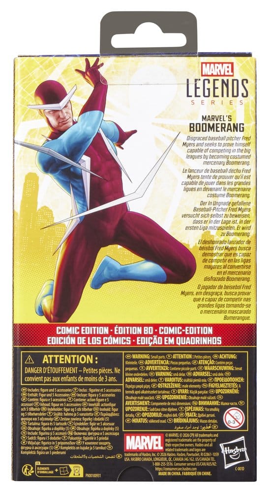 Spider-Man: Brand New Day Marvel Legends Action Figure Marvel's Boomerang 15 cm