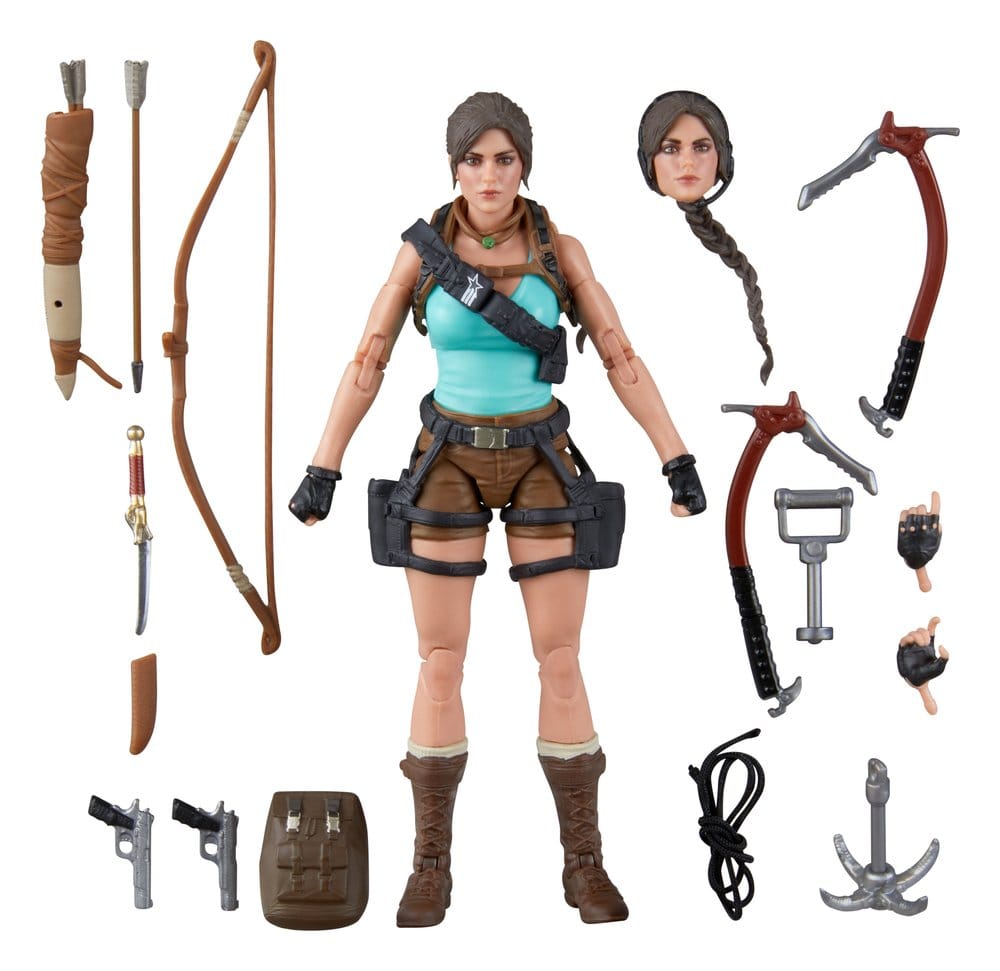 G.I. Joe Classified Series Retro Cardback Collaborative Action Figure Lara "Tomb Raider" Croft 15 cm