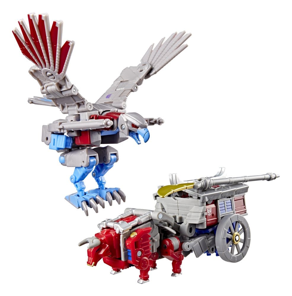 Transformers Timelines Action Figures Samurai Themed Set Optimus Prime & Starscream 14 cm