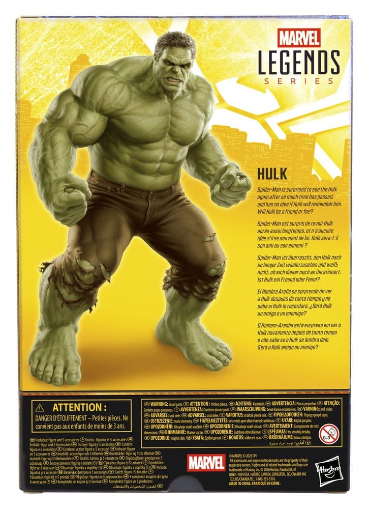 Spider-Man: Brand New Day Marvel Legends Action Figure Hulk 20 cm