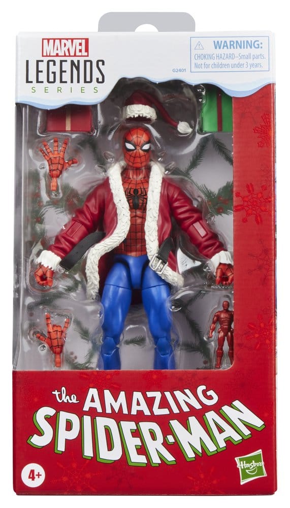 The Amazing Spider-Man Marvel Legends Action Figure Spider-Man (Marvel Holiday Special) 15 cm