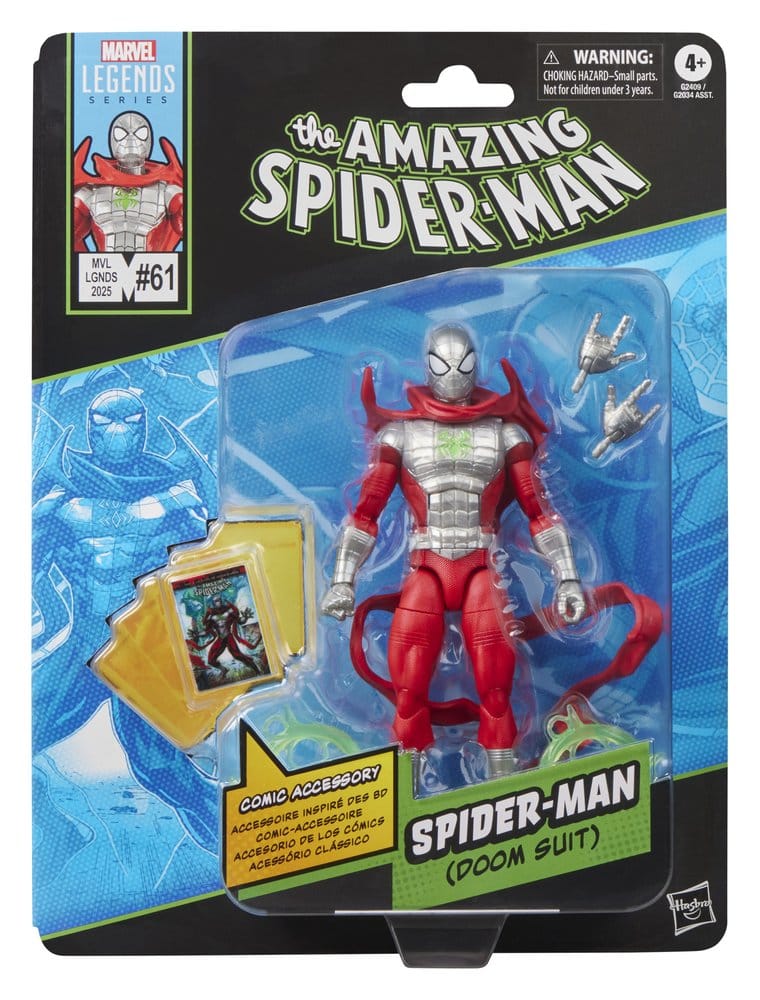 The Amazing Spider-Man Marvel Legends Action Figure Spider-Man (Doom Suit) 15 cm