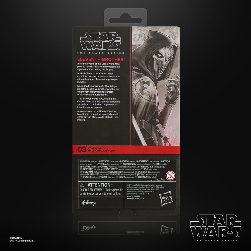 Star Wars: Maul - Shadow Lord Black Series Action Figure Eleventh Brother 15 cm