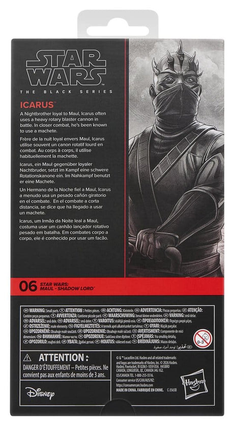 Star Wars: Maul – Shadow Lord Black Series Action Figure Icarus 15 cm