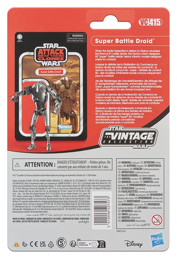 Star Wars Episode II Vintage Collection Action Figure Super Battle Droid 10 cm
