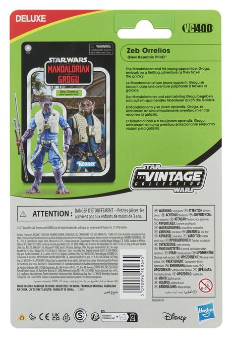Star Wars: The Mandalorian and Grogu Vintage Collection Action Figure Zeb Orrelios (New Republic Pilot) 10 cm