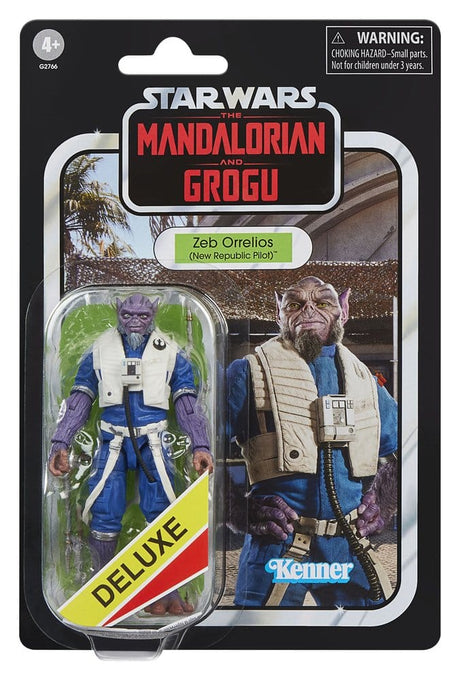 Star Wars: The Mandalorian and Grogu Vintage Collection Action Figure Zeb Orrelios (New Republic Pilot) 10 cm