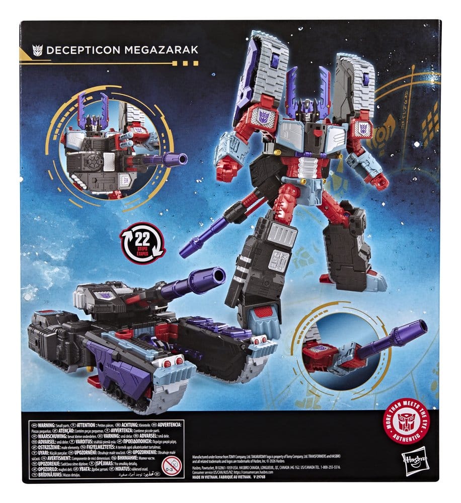 Transformers Age of the Primes Leader Class Action Figure Megazarak 19 cm