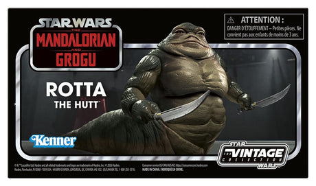 Star Wars: The Mandalorian and Grogu Vintage Collection Action Figure Rotta the Hutt 10 cm