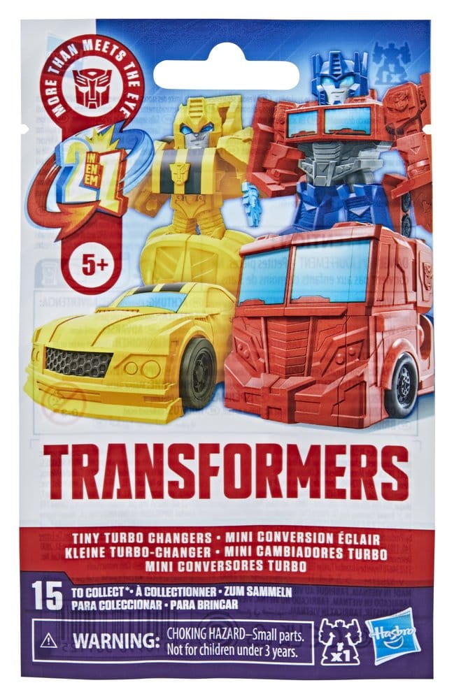 Transformers Mini Action Figures 4 cm Tiny Turbo Changers Blind Box Display (24)