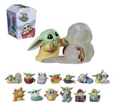 Star Wars Mini Figures 4 cm Grogu Snack Attack Series 1 Blind Box Display (24)