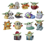 Star Wars Mini Figures 4 cm Grogu Snack Attack Series 1 Blind Box Display (24)