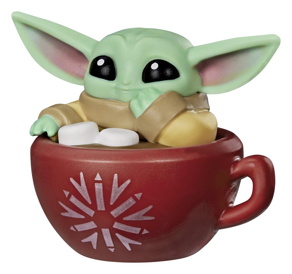 Star Wars Mini Figures 4 cm Grogu Snack Attack Series 1 Blind Box Display (24)