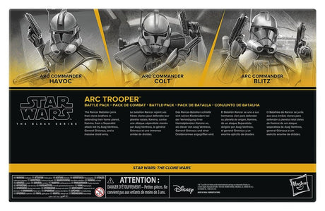 Star Wars: The Clone Wars Black Series Action Figure 3-Pack ARC Trooper Havoc, Colt & Blitz 15 cm