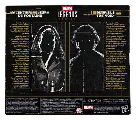 Thunderbolts Marvel Legends Action Figure 2-Pack Valentina Allegra de Fontaine & Marvel's The Void 15 cm