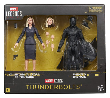 Thunderbolts Marvel Legends Action Figure 2-Pack Valentina Allegra de Fontaine & Marvel's The Void 15 cm