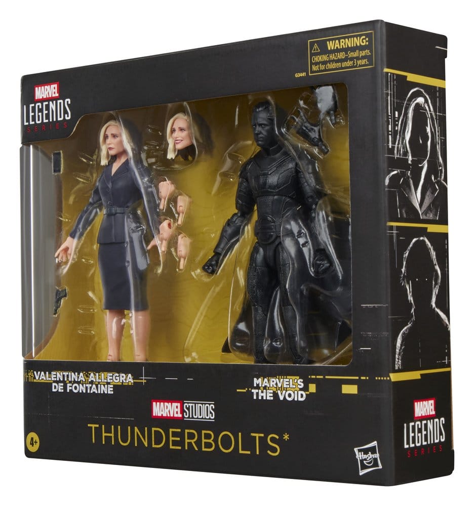Thunderbolts Marvel Legends Action Figure 2-Pack Valentina Allegra de Fontaine & Marvel's The Void 15 cm