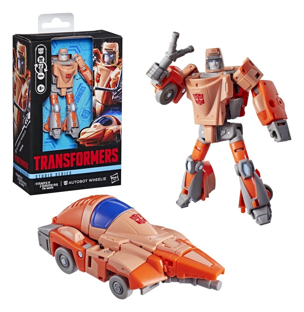 The Transformers: The Movie Transformers Studio Series Deluxe Class Action Figure Autobot Wheelie 11 cm