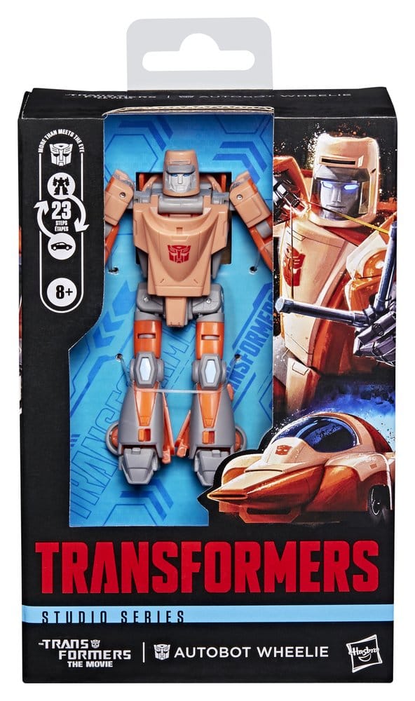 The Transformers: The Movie Transformers Studio Series Deluxe Class Action Figure Autobot Wheelie 11 cm