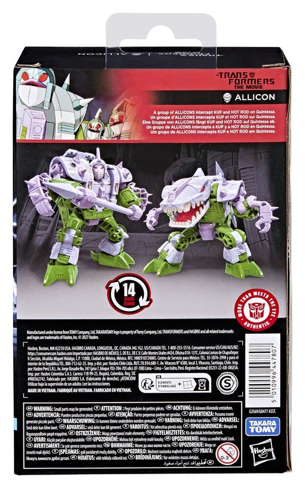 The Transformers: The Movie Studio Series Deluxe Class Action Figure Allicon 14 cm