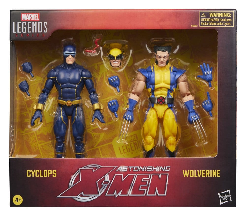 Astonishing X-Men Marvel Legends Action Figure 2-Pack Cyclops & Wolverine 15 cm