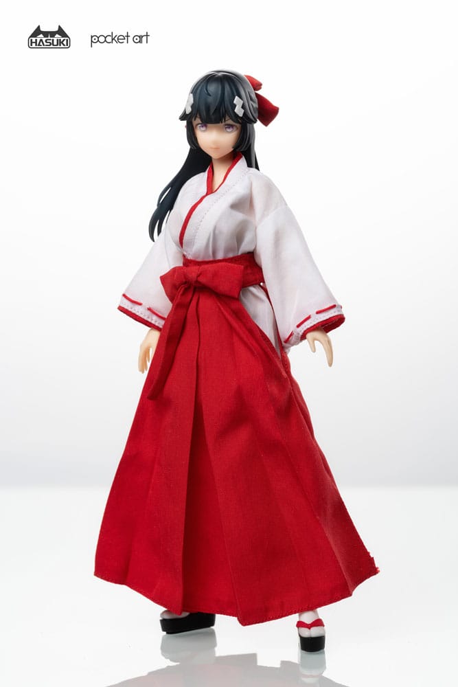Pocket Art Action PA005 Exorcism Shrine Maiden Tsubaki 15 cm 1/12 Scale Action Figure