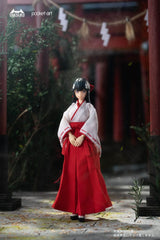 Pocket Art Action PA005 Exorcism Shrine Maiden Tsubaki 15 cm 1/12 Scale Action Figure