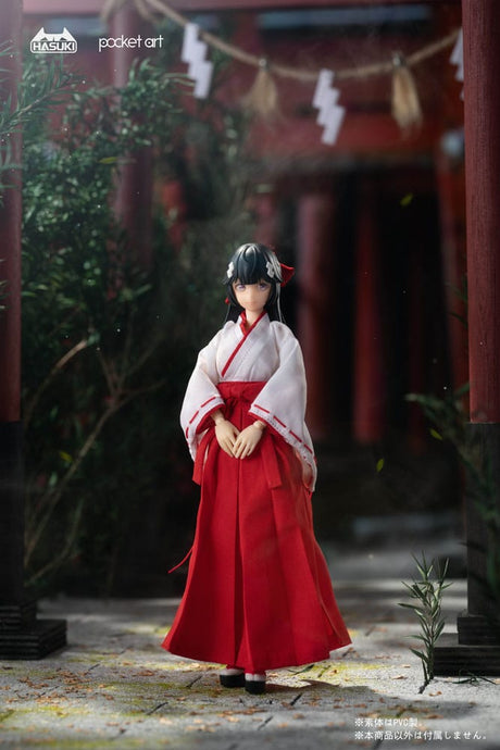 Pocket Art Action PA005 Exorcism Shrine Maiden Tsubaki 15 cm 1/12 Scale Action Figure