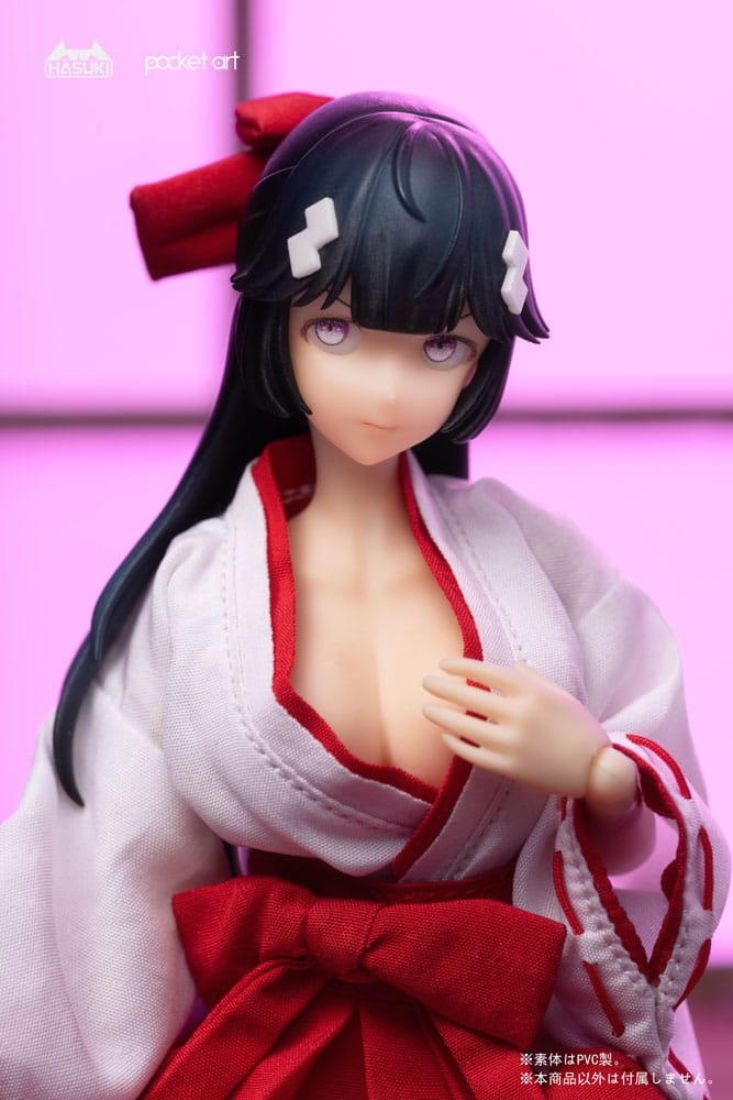 Pocket Art Action PA005 Exorcism Shrine Maiden Tsubaki 15 cm 1/12 Scale Action Figure