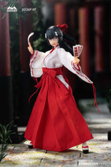 Pocket Art Action PA005 Exorcism Shrine Maiden Tsubaki 15 cm 1/12 Scale Action Figure
