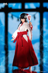 Pocket Art Action PA005 Exorcism Shrine Maiden Tsubaki 15 cm 1/12 Scale Action Figure