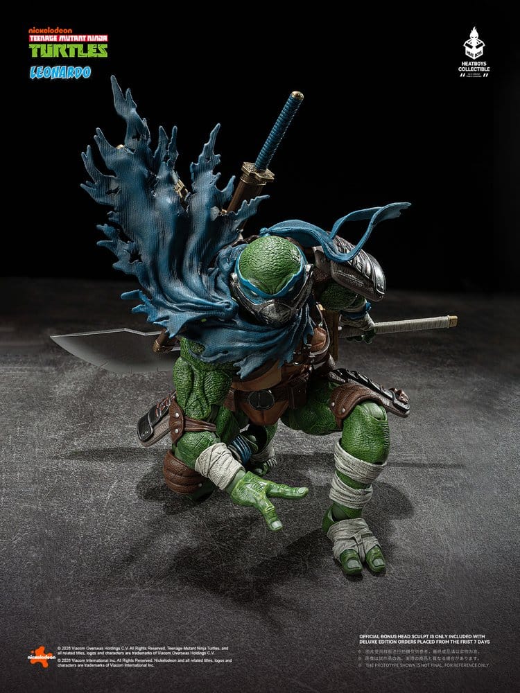 Teenage Mutant Ninja Turtles Action Figure Leonardo Deluxe Version 20 cm