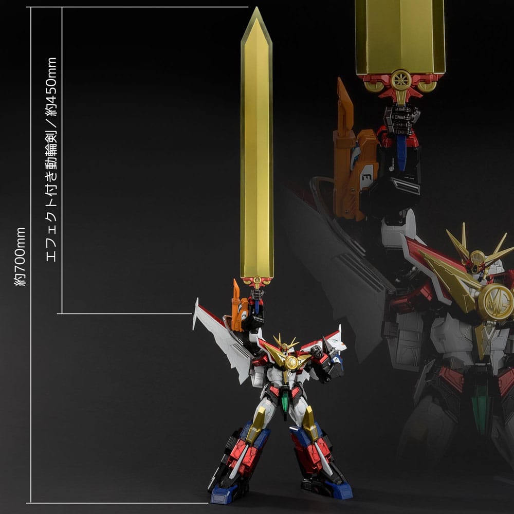 Amakuni Kizin Great Might Gaine 24 cm Diecast Action Figure