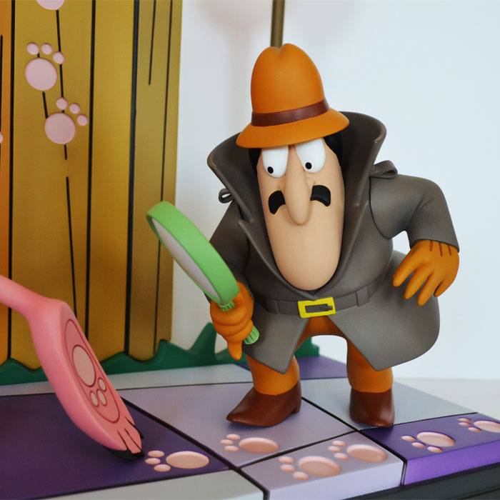The Pink Panther Statue Pink Panther & The Inspector 41 cm