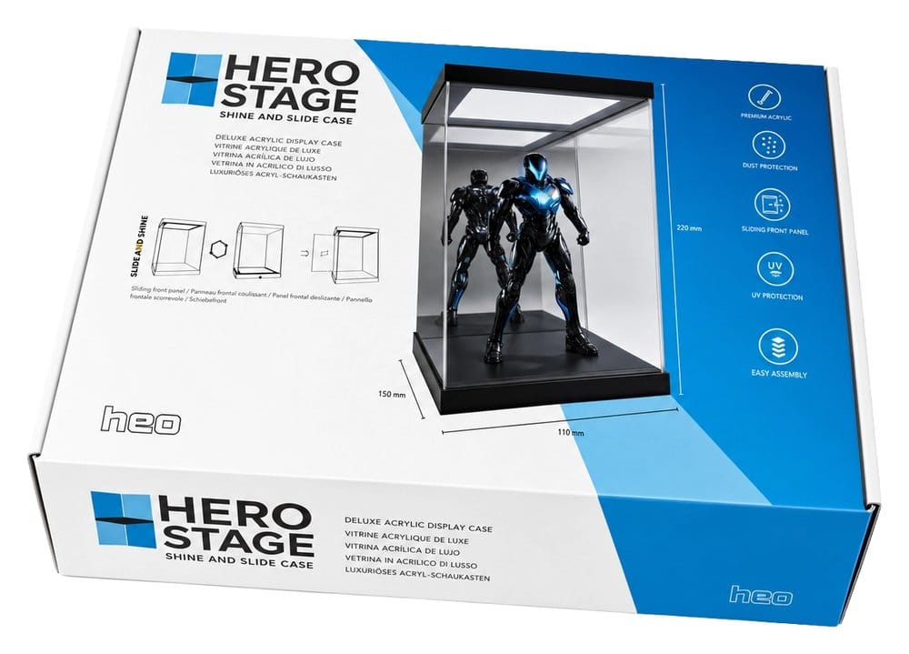 Hero Stage Shine and Slide Acrylic 1/6 Figure Display Case