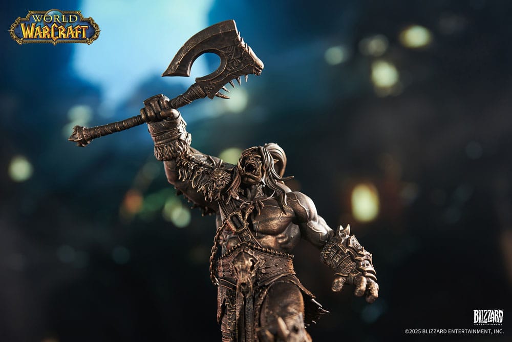 World of Warcraft Statue 1/10 Bronze Coloured Edition Grommash Hellscream 31 cm