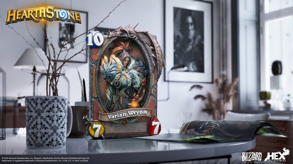 Hearthstone 3D Art Frame Statue Varian Wrynn 31 cm