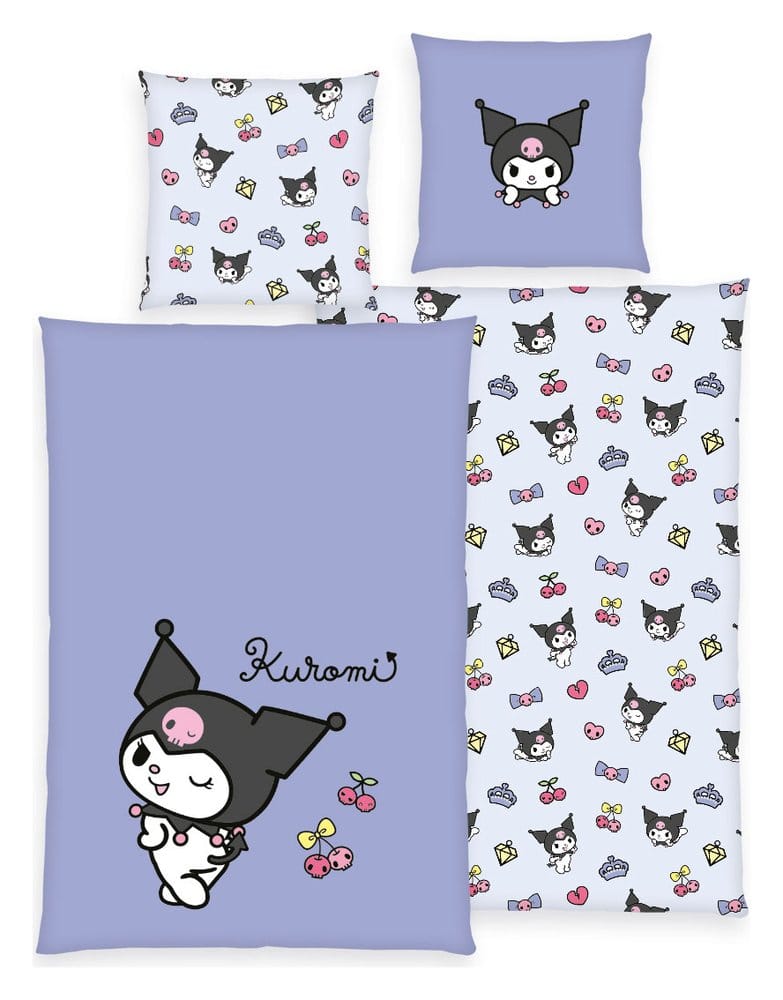 Sanrio Bed Linen Kuromi 135 x 200 cm
