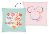 Disney Soft Velboa Pillow Minnie Mouse Born to Bloom 40 x 40 cm