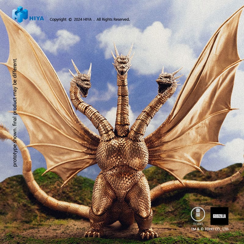 Godzilla Exquisite Basic Godzilla vs King Ghidorah King Ghidorah 25 cm Action Figure