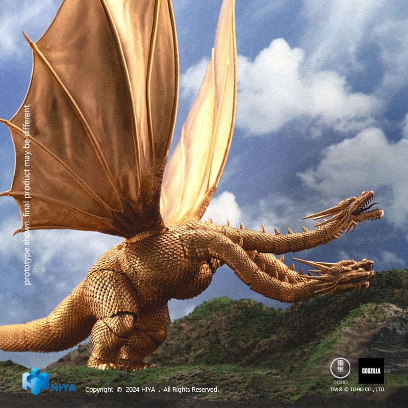 Godzilla Exquisite Basic Godzilla vs King Ghidorah King Ghidorah 25 cm Action Figure
