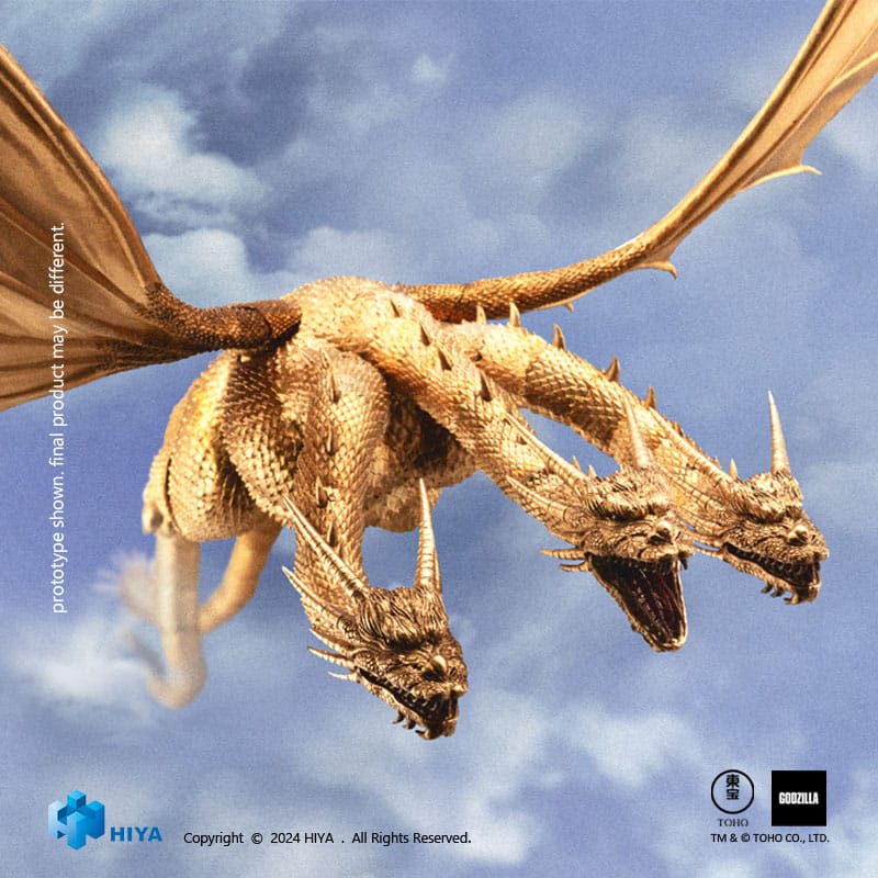 Godzilla Exquisite Basic Godzilla vs King Ghidorah King Ghidorah 25 cm Action Figure