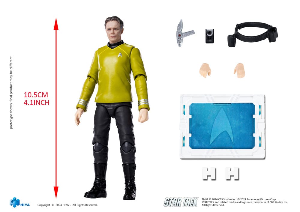 Star Trek 2009 Exquisite Pike 10 cm 1/18 Action Figure