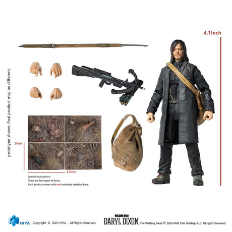 The Walking Dead Daryl 11cm 1/18 Scale Exquisite Mini Action Figure