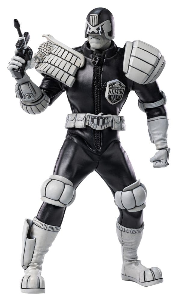 Judge Dredd Exquisite Super Action Figure 1/12 Judge Dredd Black & White Ver. 15 cm